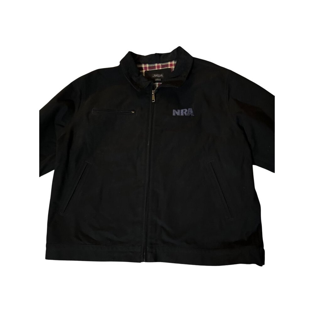 Burk’s Bay NRA Logo Jacket 3XL Flannel Lined Workwear Used - Picture 3 of 16